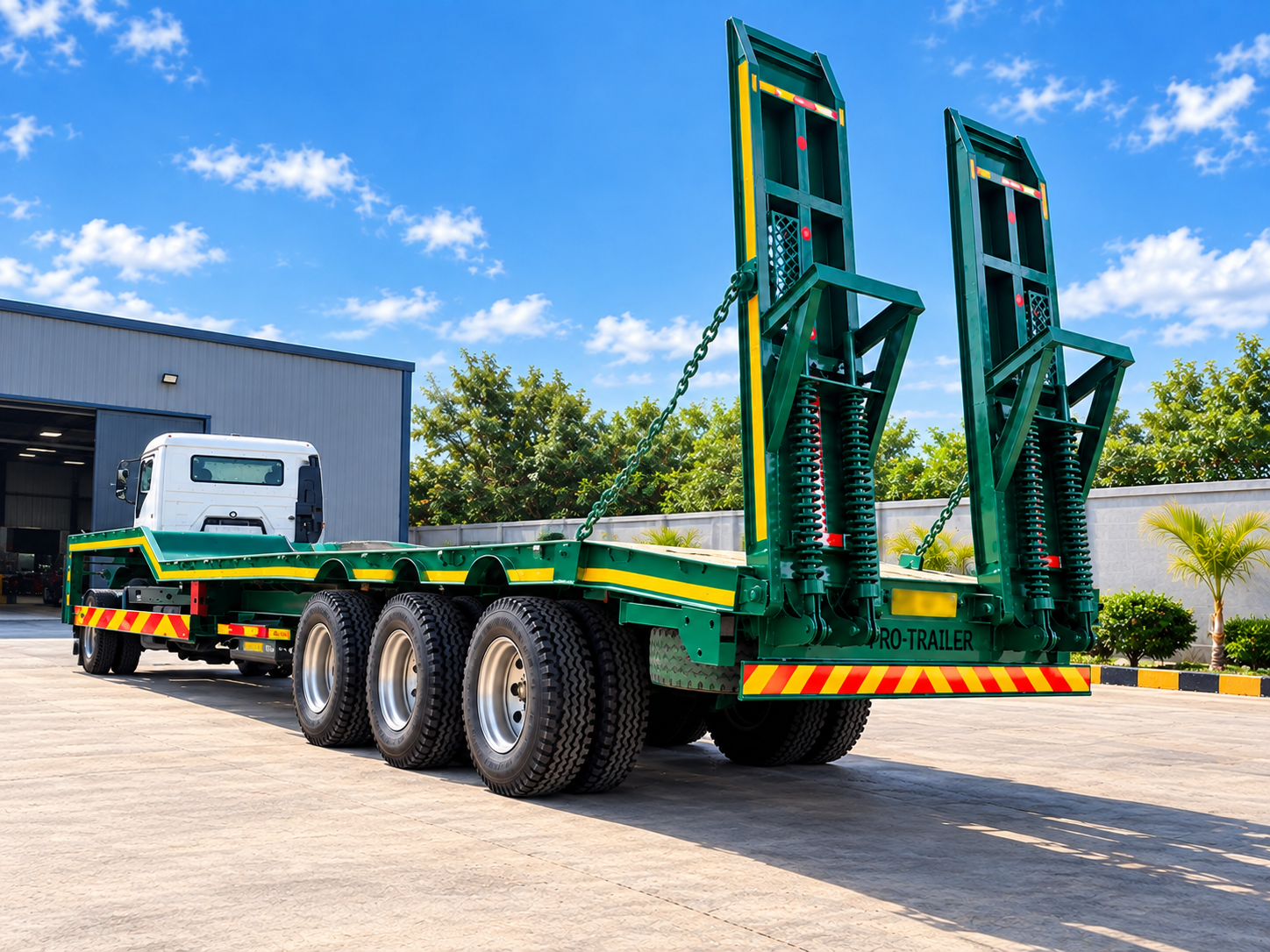 Lowbed semi trailer